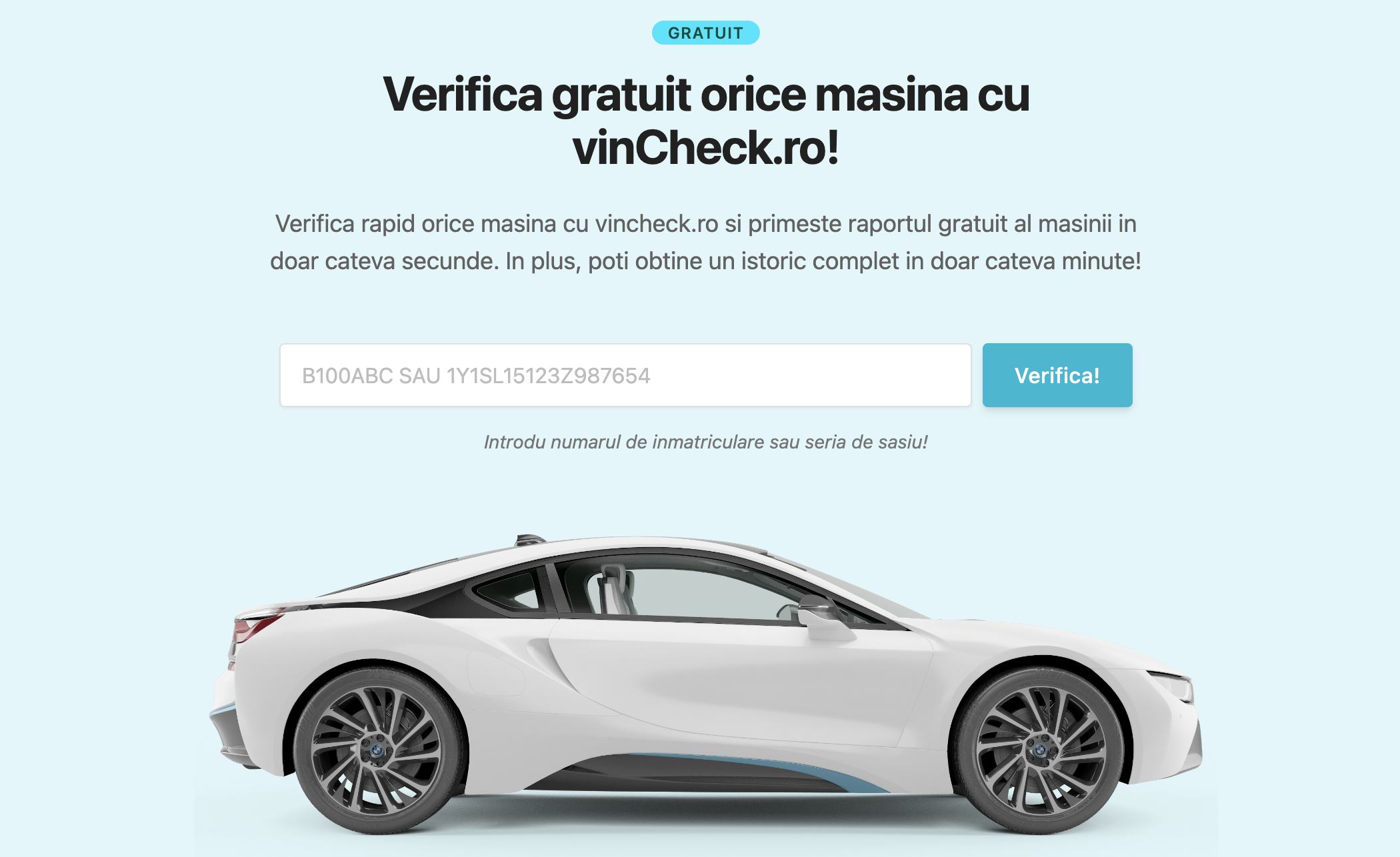 vinCheck.ro | Verifică gratuit istoricul mașinii înainte să cumperi!